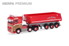 Herpa 959858 - H0 - Volvo FH Rundmulden-Sattelzug Ronny Ceusters